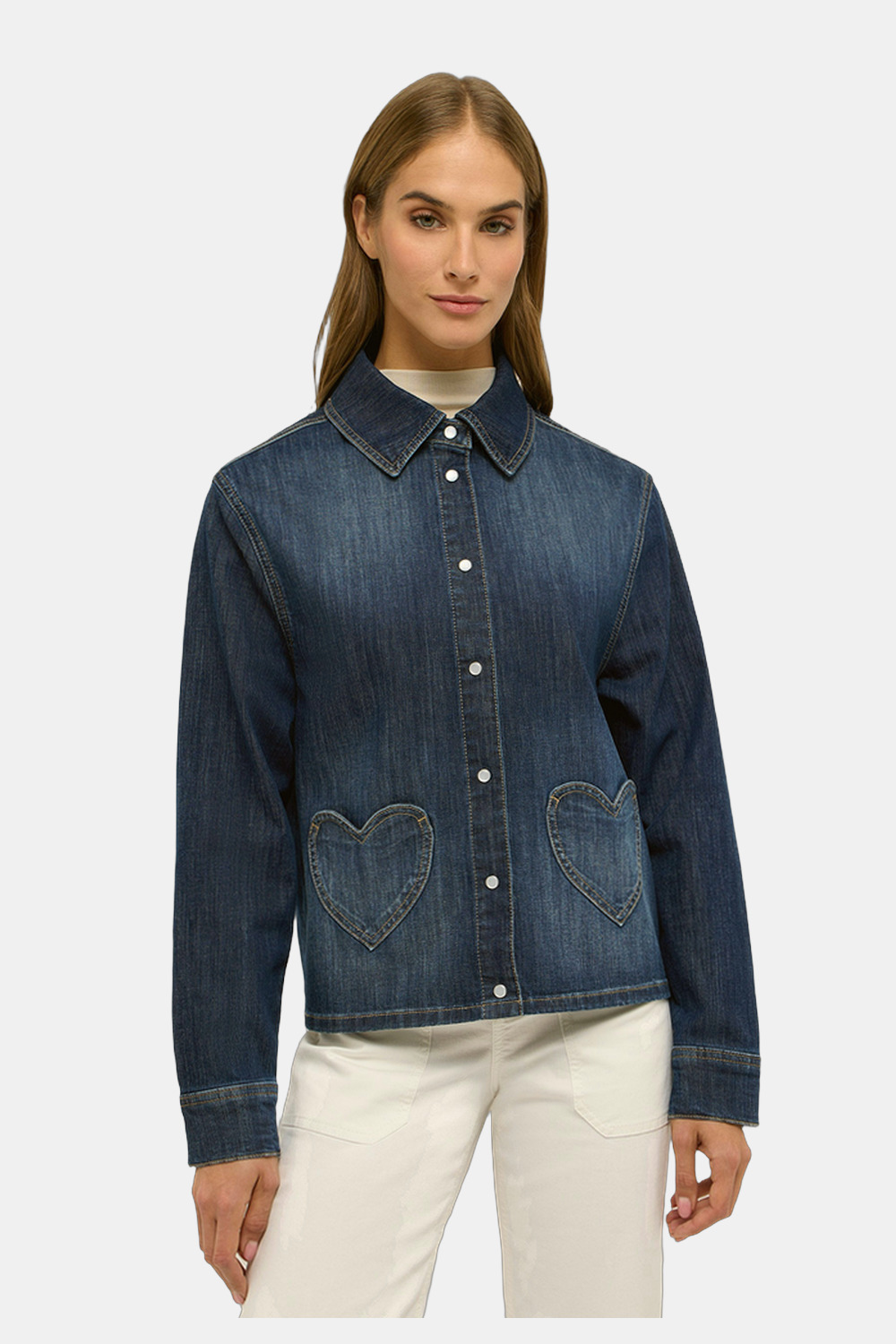 Damen Hose Alltag aus Baumwolle mit Stretch-Anteil für bequeme tägliche Nutzung