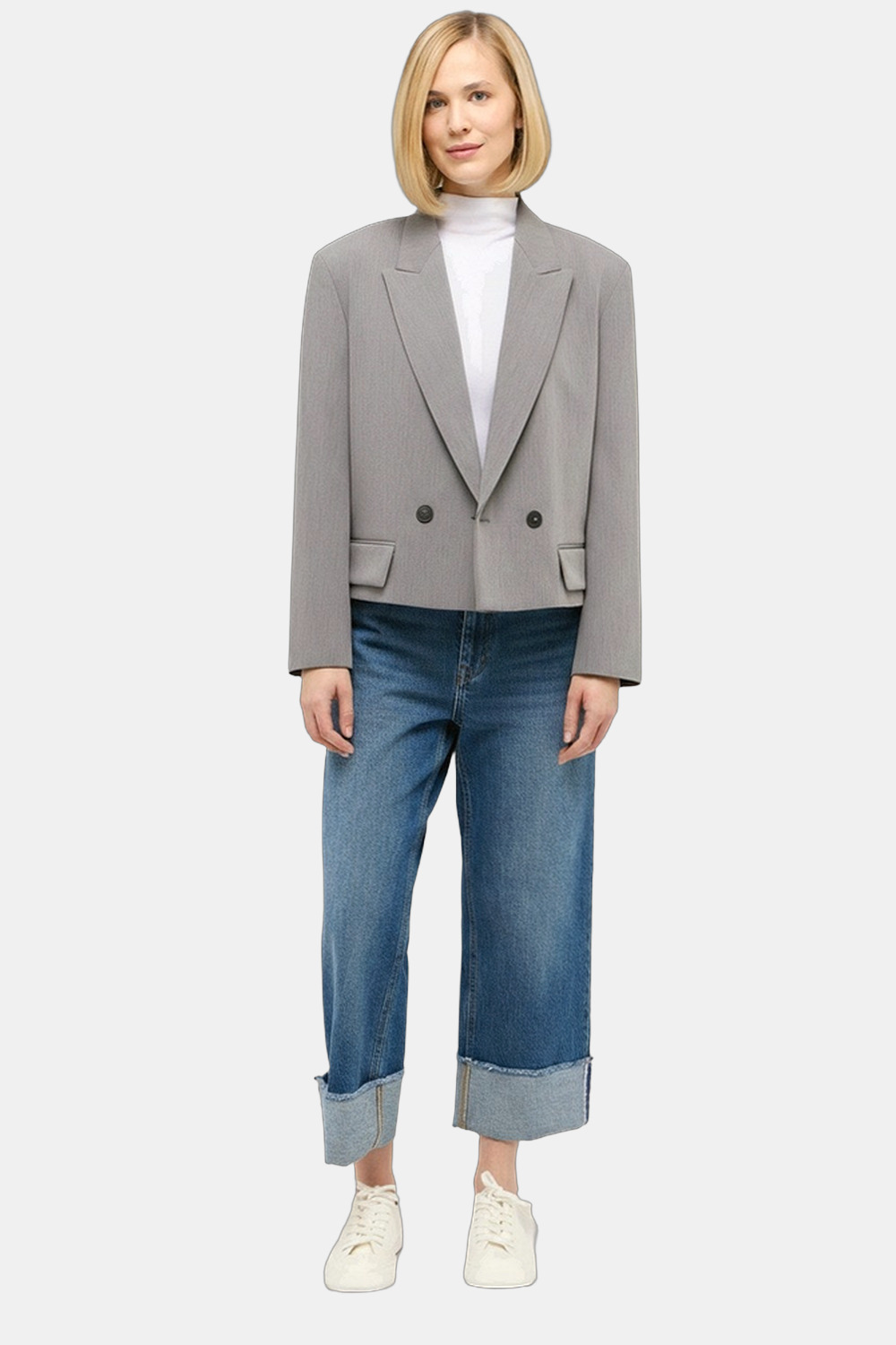 Bequeme Damen Hose aus Baumwolle mit Stretch für vielseitige Nutzung im Alltag