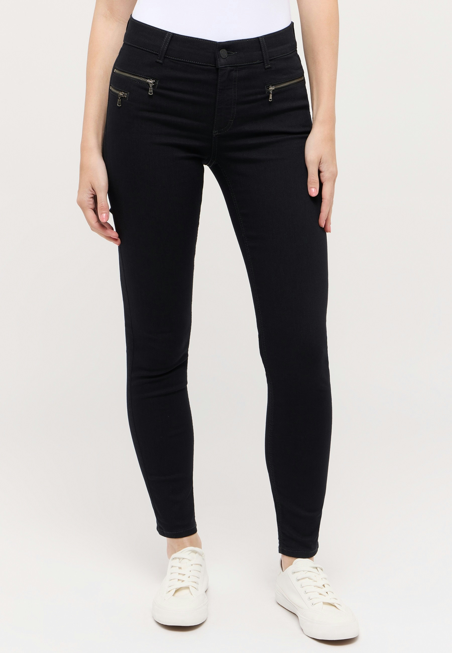 Damen Hose Slim Fit – Mit Zierreißverschluss | Angels