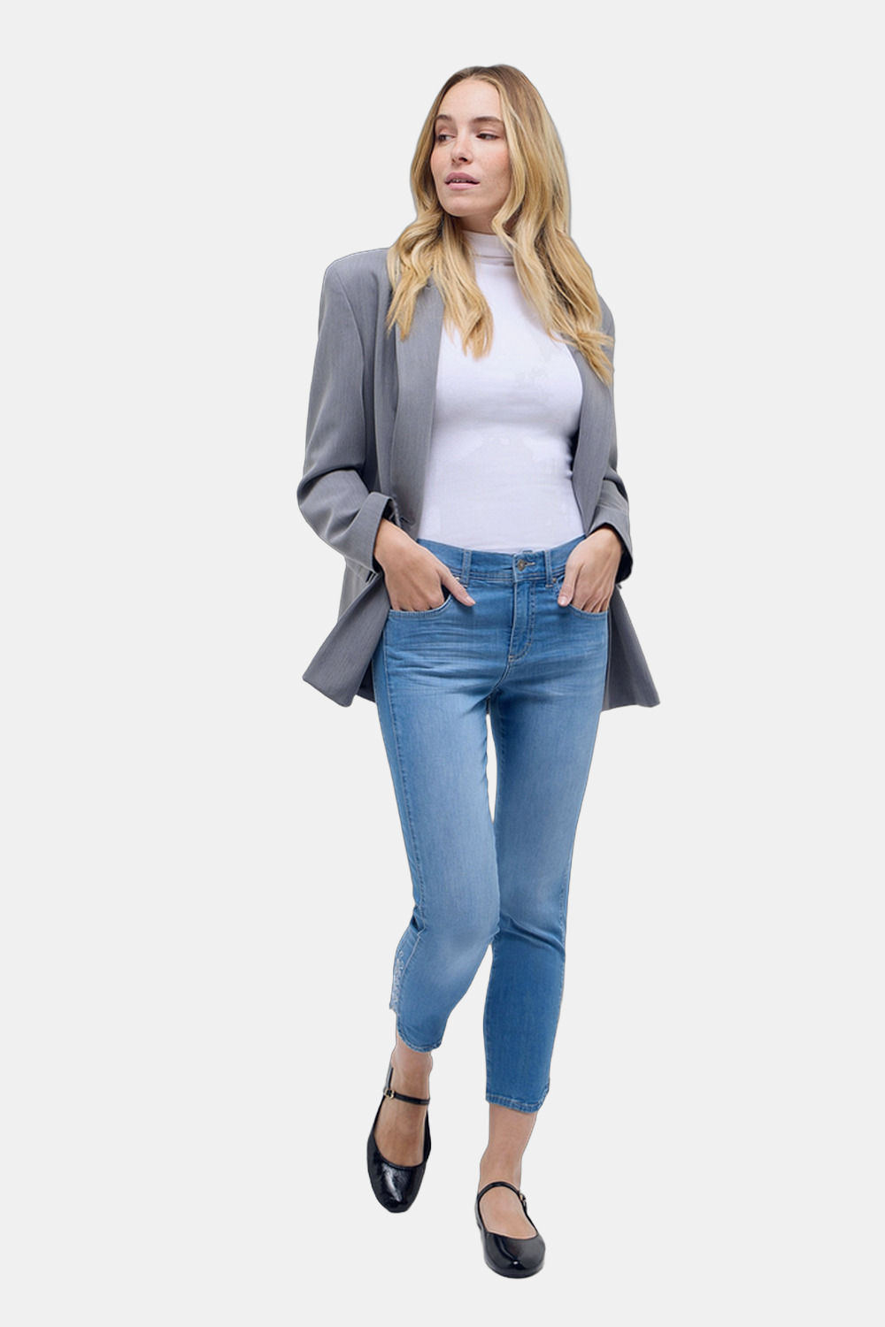 Ultraleichte Hose mit Elasthananteil – Rückansicht