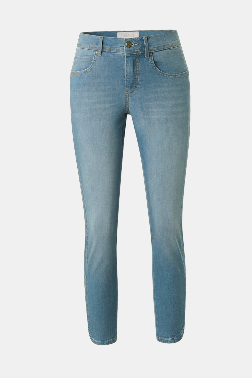 Modellaufnahme einer Hose mit Slim Fit aus ultraleichtem Material